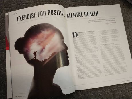 Visual Image of the article, "Exercise for Positive Mental Health