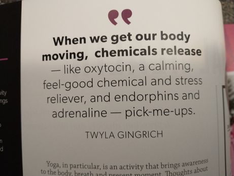 Visual of the quote in Vail Health Magazine