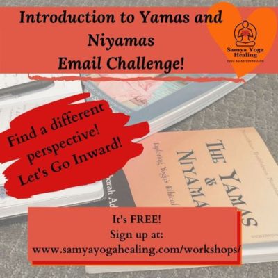 Digital G=Flyer for the Introduction to Yamas and Niyamas Email Challenge