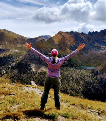 author celebrating being in nature with gratitude for all it teaches