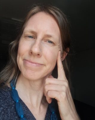 Author reflecting on her reaction