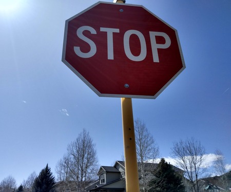 stop sign