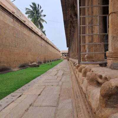 wall of protection of a temple like the wall of protection in our mind