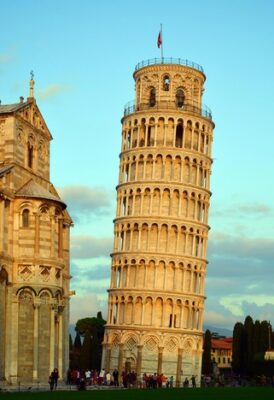 leaning tower of pisa that demonstrates compromised stability from an unstable foundation
