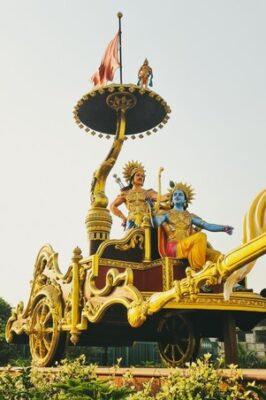 the two characters from the bhagavad gita krishna and arjuna